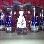 1 Personalized Acrylic Cups With Lids And Straws...