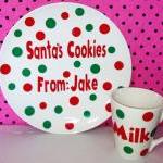 Personalized Cookies & Milk For Santa..