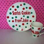 Personalized Cookies & Milk For Santa..