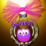 Personalized Owl Christmas Ornaments. Any..